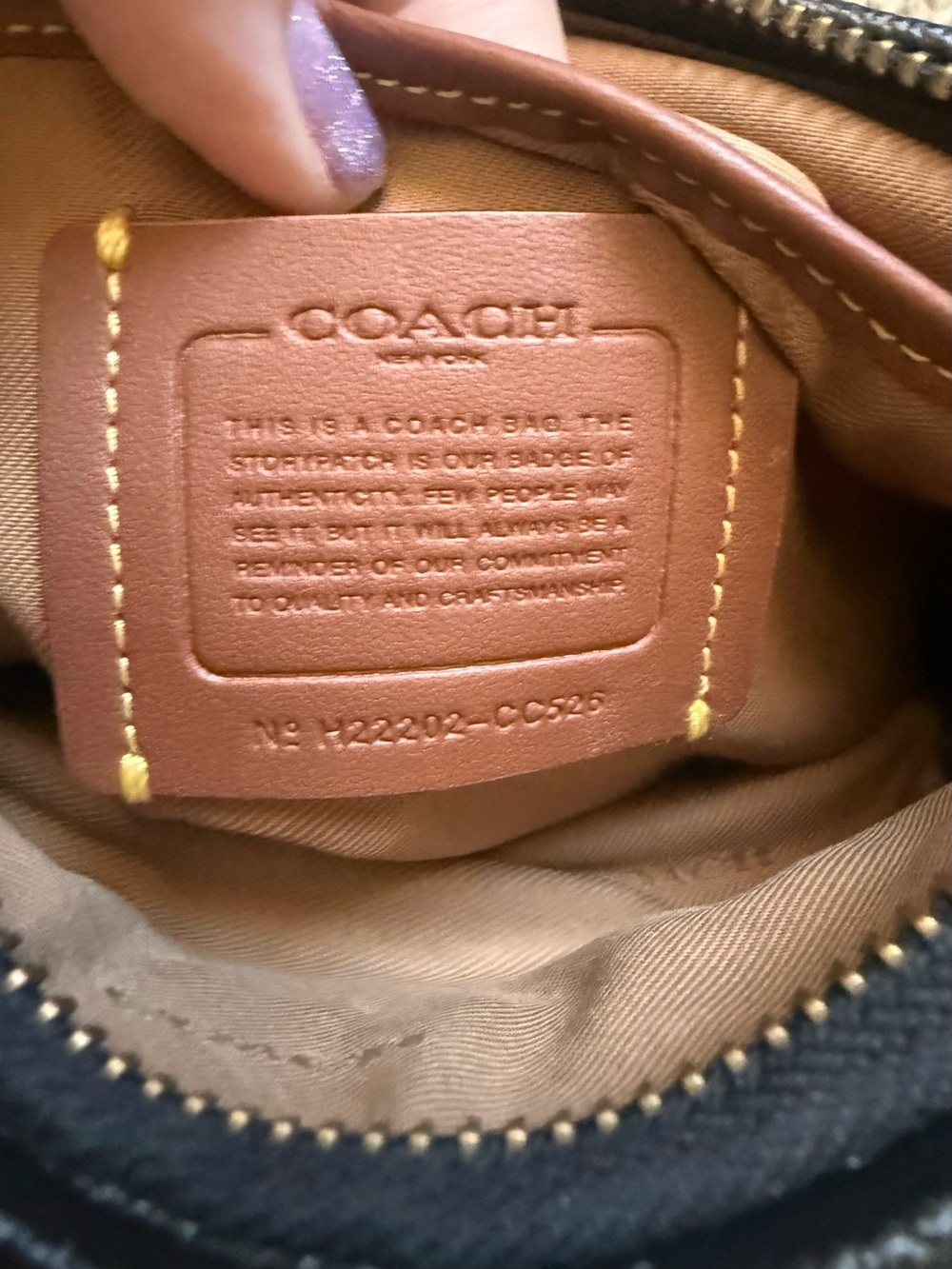 Coach reloved ooak swing pack - Picture 4 of 7